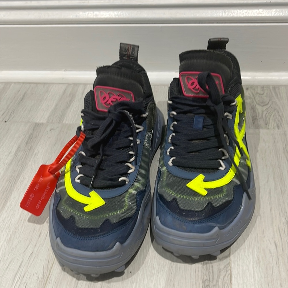 Off-White Odsy 1000 Blue Yellow SS20 size 42